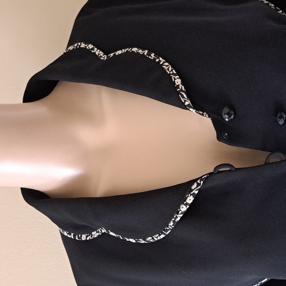 Richie Freeman for Terijon Women's Suit Top Size 4 Black - Picture 2 of 8